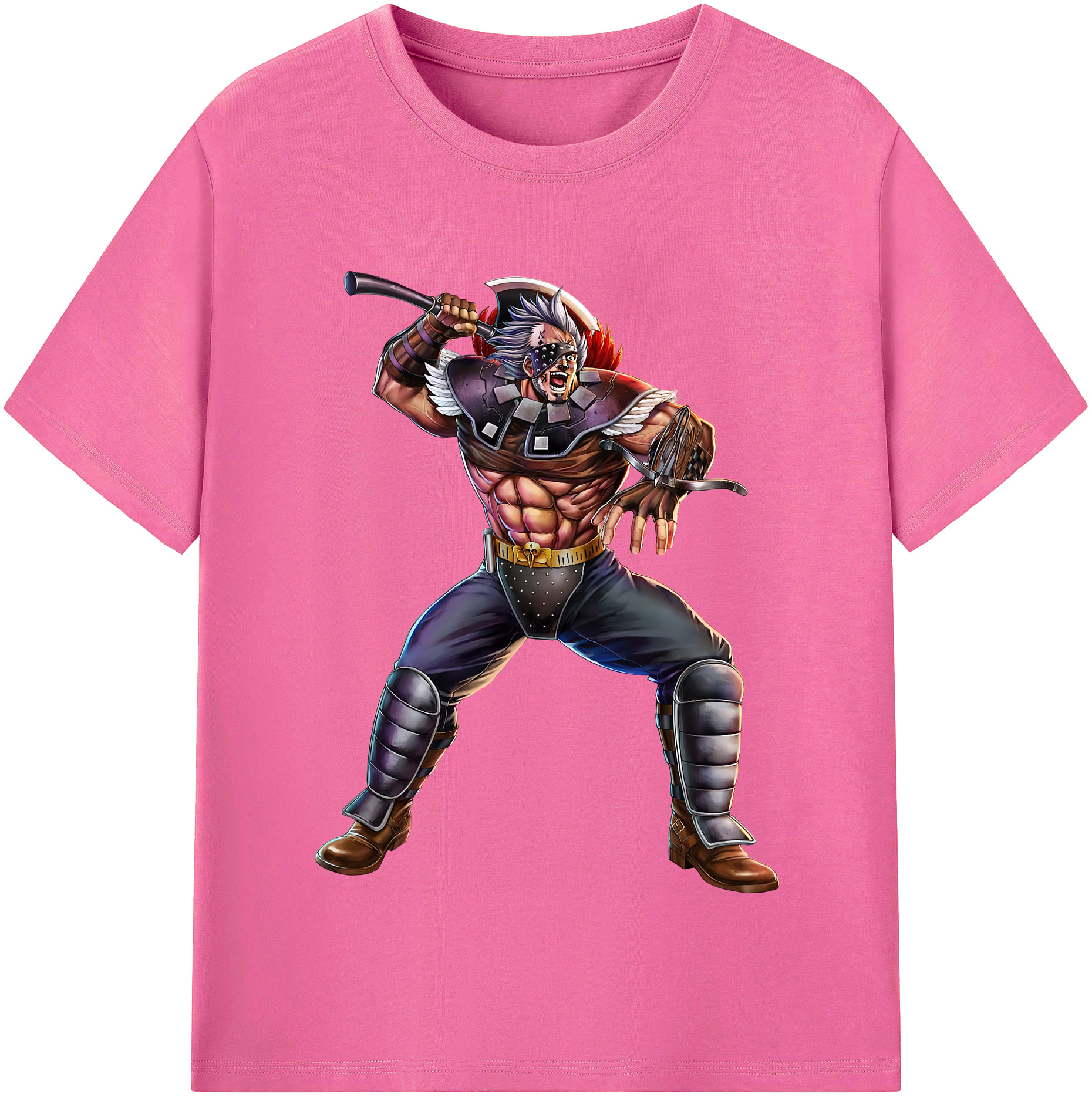 （画像用） 北斗の拳 Fist of the North Star レディースカジュアルプリントTシャツ（綿100％）